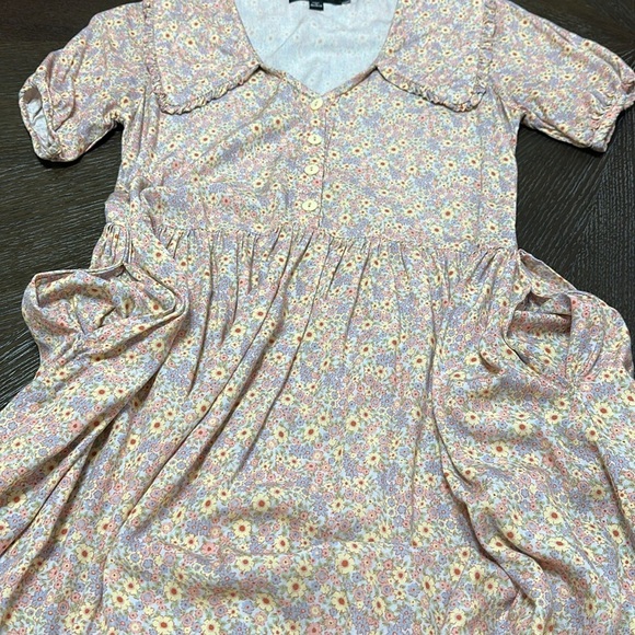 Motel Rocks 70s‎ Prairie Girl Floral Madsen Babydoll Dress, Women’s Size XS - Picture 11 of 16